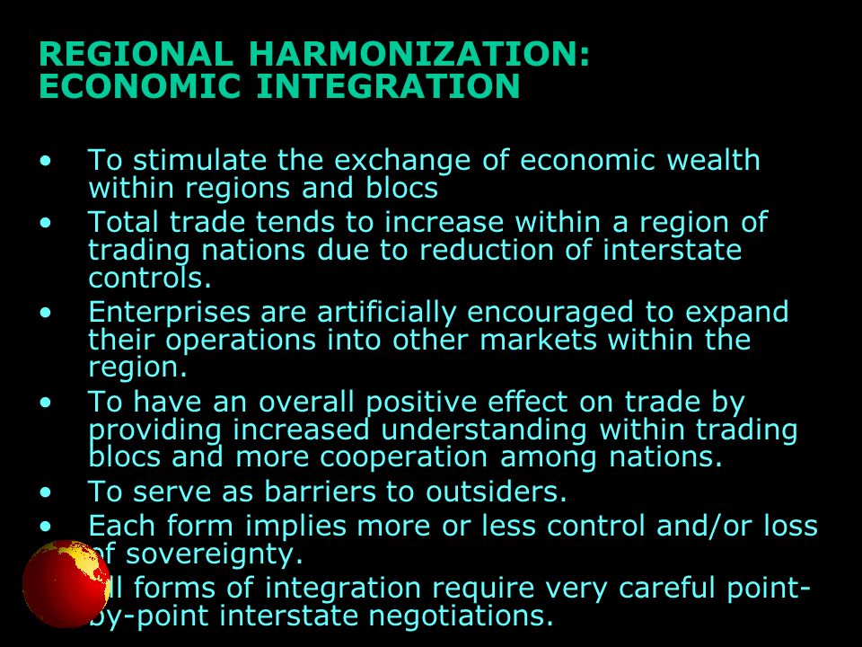 REGIONAL ECONOMIC INTEGRATION - ppt download